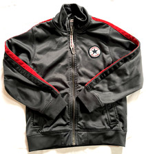 Converse Track Jacket Boys Youth Logo Sport Athleisure Casual Full Zip