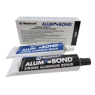 Mastercool 90935 Alum Bond Aluminum Repair Compound   High-Strength Aluminum-Fi