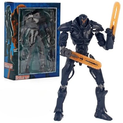 Uprising Side Jaeger Obsidian Fury 6.7'' Action Figure Toy For Pacific Rim