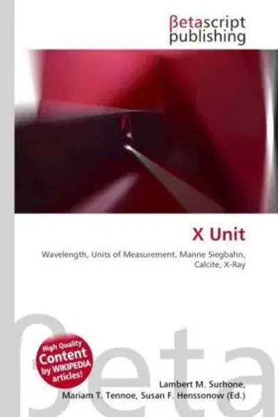 Lambert M. Surhone (U. A.) | X Unit | Taschenbuch | Englisch (2026)-image