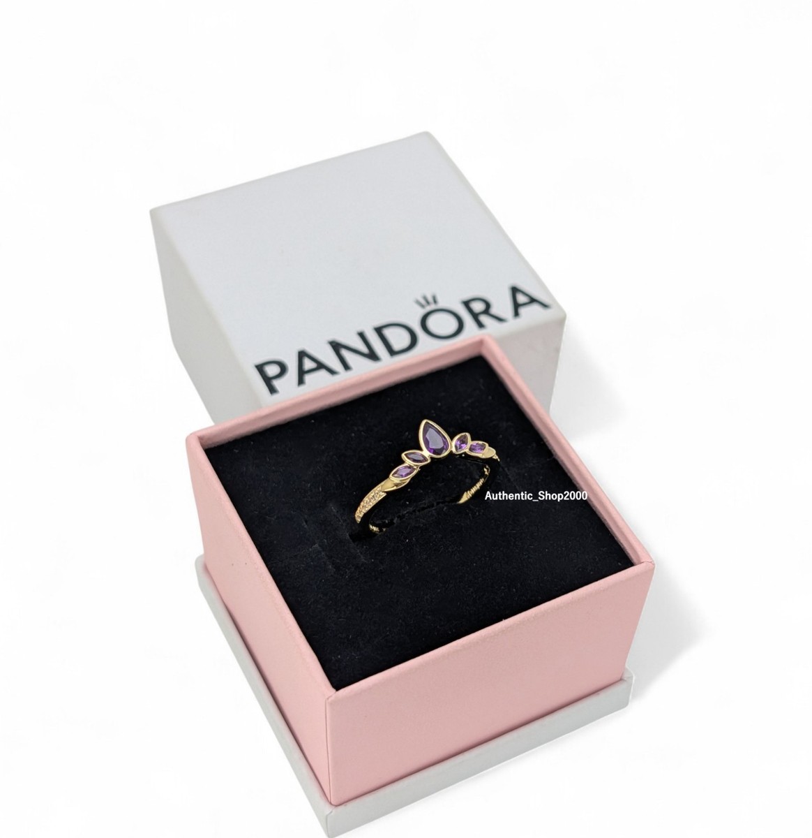 New 100% Authentic PANDORA 14K G P Disney Frozen Queen Anna Tiara