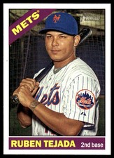Ruben Tejada 2015 Topps Heritage #512 Mets MLB READ FREE SHIPPING AutographDen