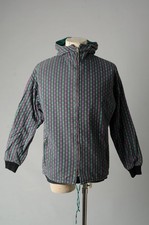 VTG 60S Euro Front Zip Parka Jacket Reversible ZIPP Zipper