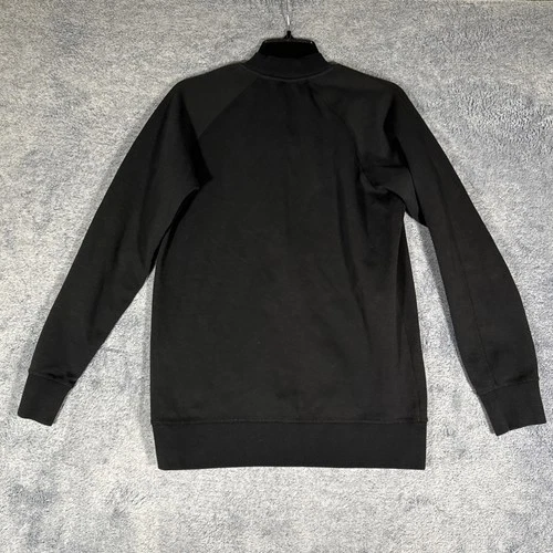Apple Store Employee Jacket Full Zip Adult Size Small Logo Black Cotton Blend image 18
