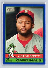 2025 Topps Heritage High Number - Victor Scott II #612 Dark Blue Bordered