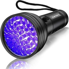 UV Flashlight Black Light, 51 LED Blacklight Pet Urine Detector for Dog/Cat Urin