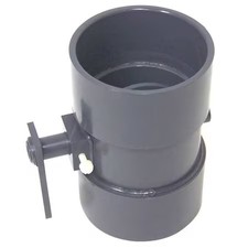 Plastic Supply Pvcbd04 Round Butterfly Damper, Type I Pvc, 7-1/2" H