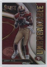2020 Panini Select Unbreakable Silver Prizm Jerry Rice #U8 HOF 0y4a