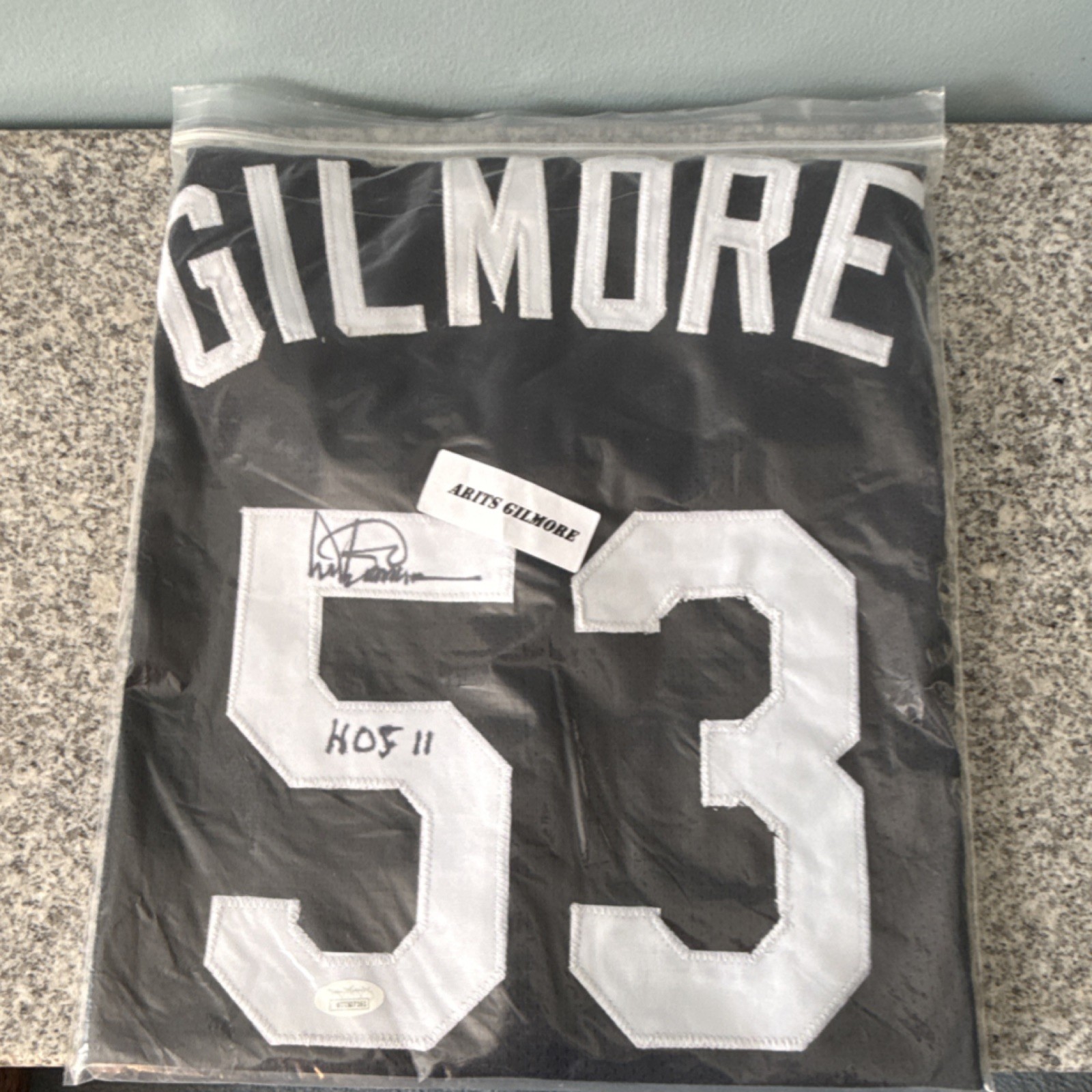 Artis Gilmore Autographed Signed San Antonio Spurs Jersey JSA Certified HOF inscribed. 