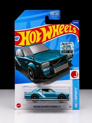 Hot Wheels Nissan Skyline HT 2000GT-X HW J-Imports (Factory Sealed 2022)
