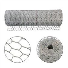 24In×100FT Chicken Wire Fencing Mesh Metal Floral Chicken Wire Fence 1" Hole 1.01 per foot