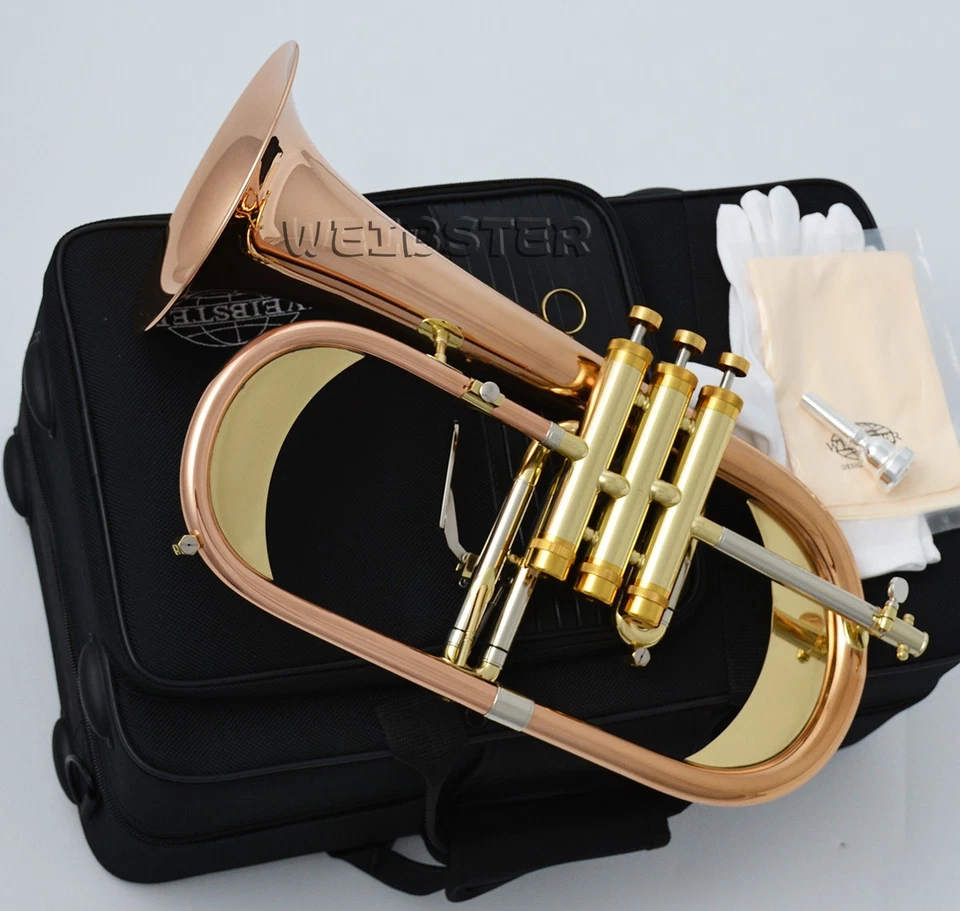 Custom Rose Kupfer Flügelhorn Heavy FLÜGEL WEIBSTER WFL-632 - Bild 4 von 4