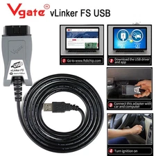 Vgate vLinker FS ELM327 Fit For Ford Mazda HS/MS-CAN OBD2 Car Diagnostic Scanner
