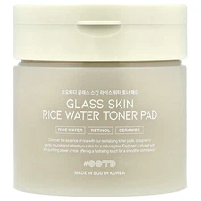 Glass Skin Rice Water Toner Pad, 70 Pads