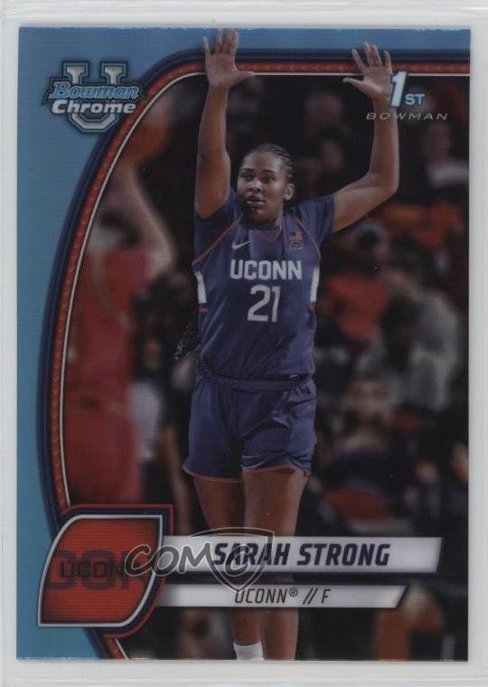 2024-25 Bowman U Chrome Sky Blue Refractor Sarah Strong #62