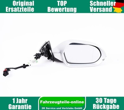 Außenspiegel Seitenspiegel Vorn rechts Eissilber LX7W Audi A6 C7 4G 4G1857410AE