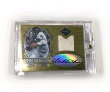 2003 Leaf Limited Gold Monikers Dick Butkus Patch Auto 2/25 Bears