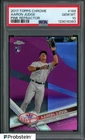 2017 Topps Chrome Pink Refractor #169 Aaron Judge RC Rookie Yankees PSA 10