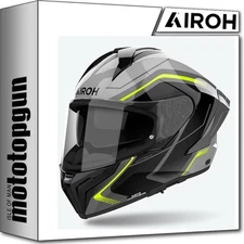 AIROH HELMET FULL-FACE MOTORBIKE MXW31 MATRYX WIDE YELLOW GLOSS SZ. S