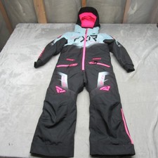 FXR Child Boost Monosuit 4 Black Snowsuit HydrX Fast Racing Flotation Safety