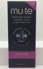 Rhinomed Mute Nasal Dilator Starter Pack, Reduce Snoring, 3 Sizes, 07/2027