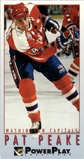 1993-94 Fleer PowerPlay VTG Tall Boys Pat Peake Washington Capitals #469