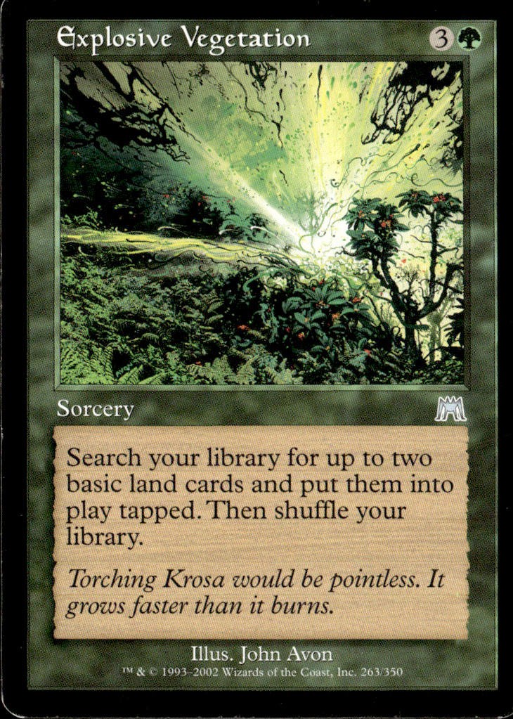 Onslaught #263 Explosive Vegetation