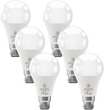 Pack 6 - LED B22 A55 Light Bulb 5W (50W Equivalent) Cool White 6400K Bayonet 430