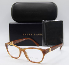 NEW RALPH LAUREN RL 6237U 6113 BROWN GOLD MARBLE AUTHENTIC EYEGLASSES 54-17