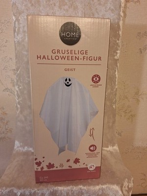 NEU!!SALE! Gruseliger Halloween-Geist Fasching Soundsensor Leuchtende Augen 90cm
