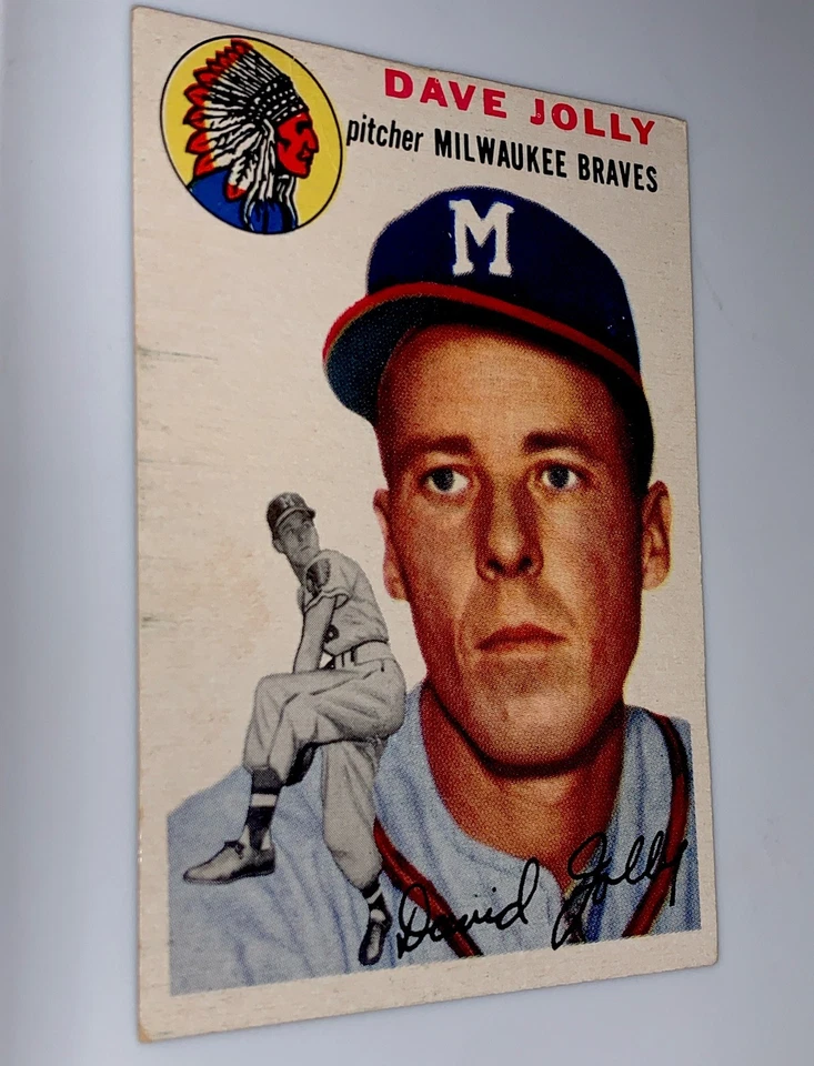 1954 Topps - Dave Jolly #188 (RC) - Image 4 of 4