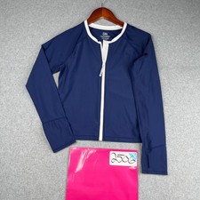 Athleta Girl Full Zip Active Track Jacket Youth Girls XLCasual Blue Long Sleeve