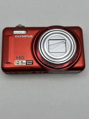 m3431 OLYMPUS 12.5 SUPER WIDE 赤系 ジャンク品 Olympus VR-320 14 Megapixel Camera 12.5 Super Wide Optical Zoom