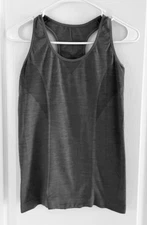 Ibex Tank Top Shelf Bra Merino Wool Blend Gray great Women’s L