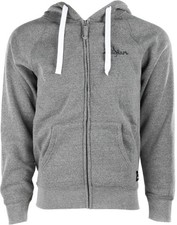 Zildjian Gray Full-Zip Logo Hoodie - Medium