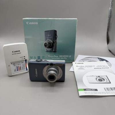 Canon PowerShot SD1200 IS Digital ELPH 10MP 3X Zoom Blue Camera Charger