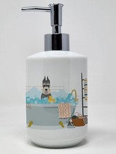 Salt Pepper Schnauzer Ceramic Soap Dispenser Hand Soap Dispenser Pump Bottles