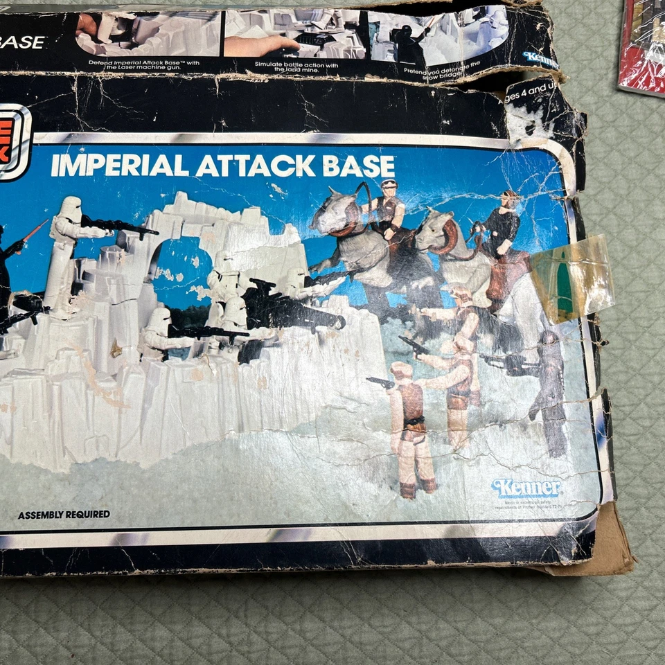 De Colección Star Wars Hoth Imperial Attack Base Kenner 1980 SOLO CAJA VACÍA Foto 4 de 4