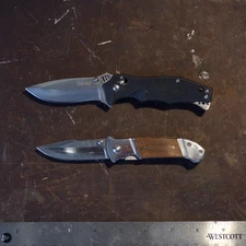 SOG Vulcan Mini & Fielder - SHARPENED & OILED - Folding Knife Bundle