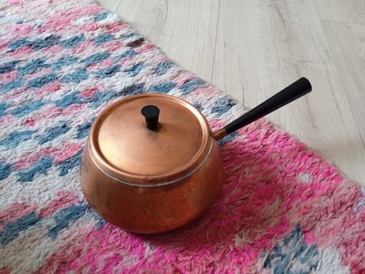Vintage Fondue Topf - Spring Culinox - Schweiz - Kupfer