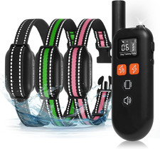 3 Dogs Shock Collar with Remote 3 Pack-3300Ft Dog Training Collar with Fashlight