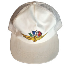 VTG Indianapolis Motor Speedway Trucker Snapback Hat Cap USA Made Amalgamated