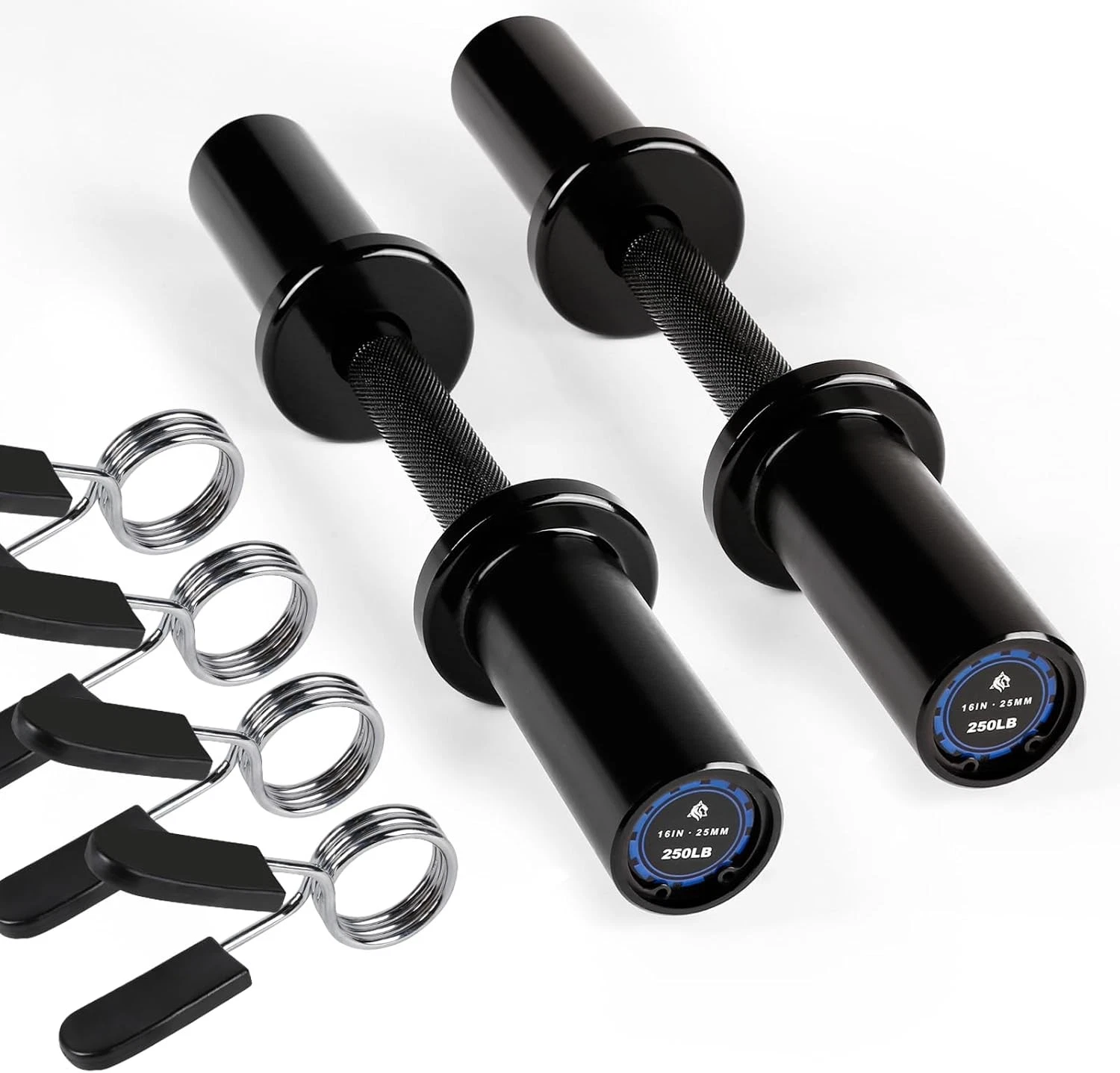 16"Loadable Dumbbells Pairs Olympic Dumbbell Handle/Bar Strength Training