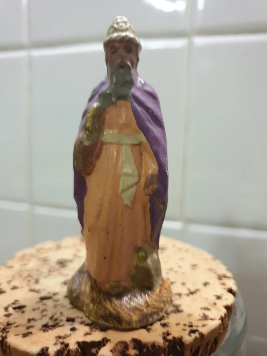 Santon crèche Melchior Devineau hauteur 12 cm roi mage