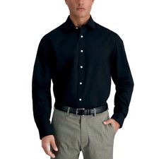 Haggar Men's Premium Cotton Performance Classic FIT Button UP Dress 17"-17.5"