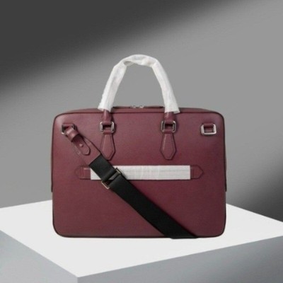 New Exquisite Red Leather MB Thin Document Case Top Quality Fashion 199359 US