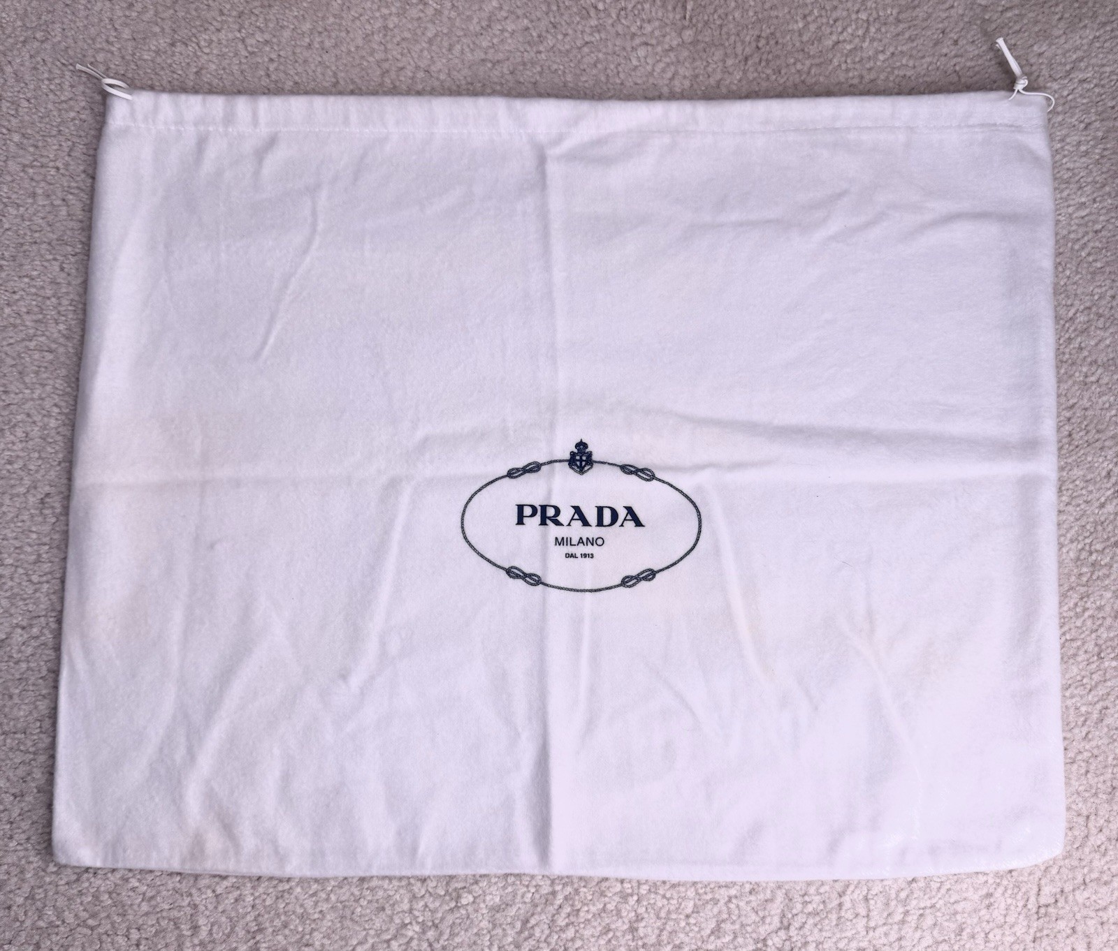 Prada Authentic Dust Bag for Handbag Purse Storage Travel 15x19 Inches