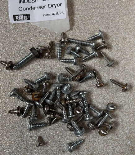 Indesit IDC8T3 Kondenstrockner Originalteil - Schraubenpaket