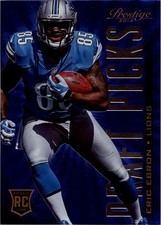 2014 Prestige Draft Picks Jumbo Blue #5 Eric Ebron - FB