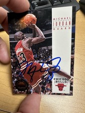 michael jordan Autographed Card No COA